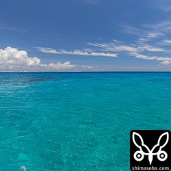 チービシ(慶伊瀬島)の海は大変きれいでした。^^